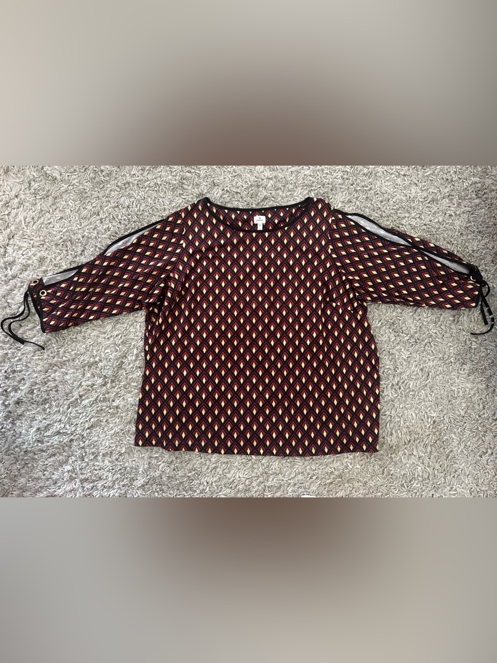 DRESSBARN 3X ✨ plus size patterned blouse excellent condition